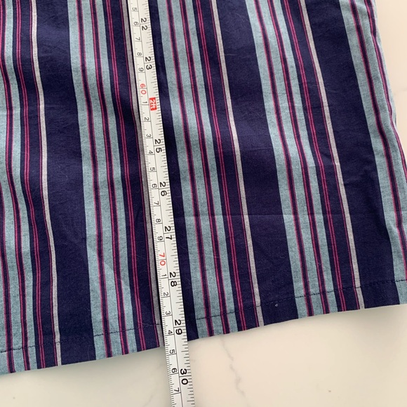 Nordstrom XL Navy Striped 100% Cotton Pajama Set New no Tag - Picture 10 of 16